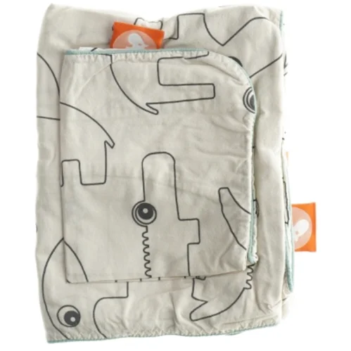 Sengetøj med dyremotiver fra Donebydeer (str. 90 x 120 cm)