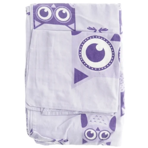 Ugle print sengetøj (str. 90 x 120 cm)