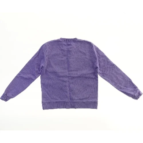 Lilla sweatshirt med tryk fra Mads Nørgaard (str. 140)