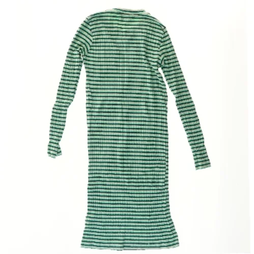 Langærmet stribet kjole fra Mads Nørgaard (str. 128)