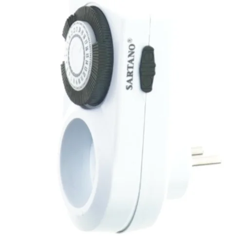 Timer til stikkontakt fra Sartano (str. 9 x 6 cm)
