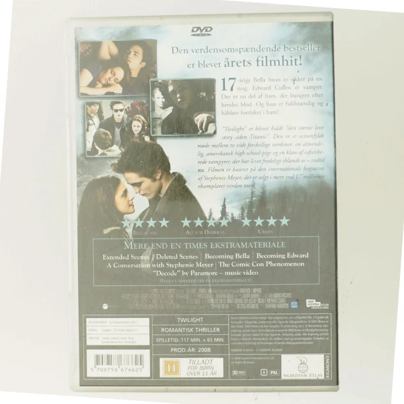 TWILIGHT med Ikke tilgængelig (DVD)