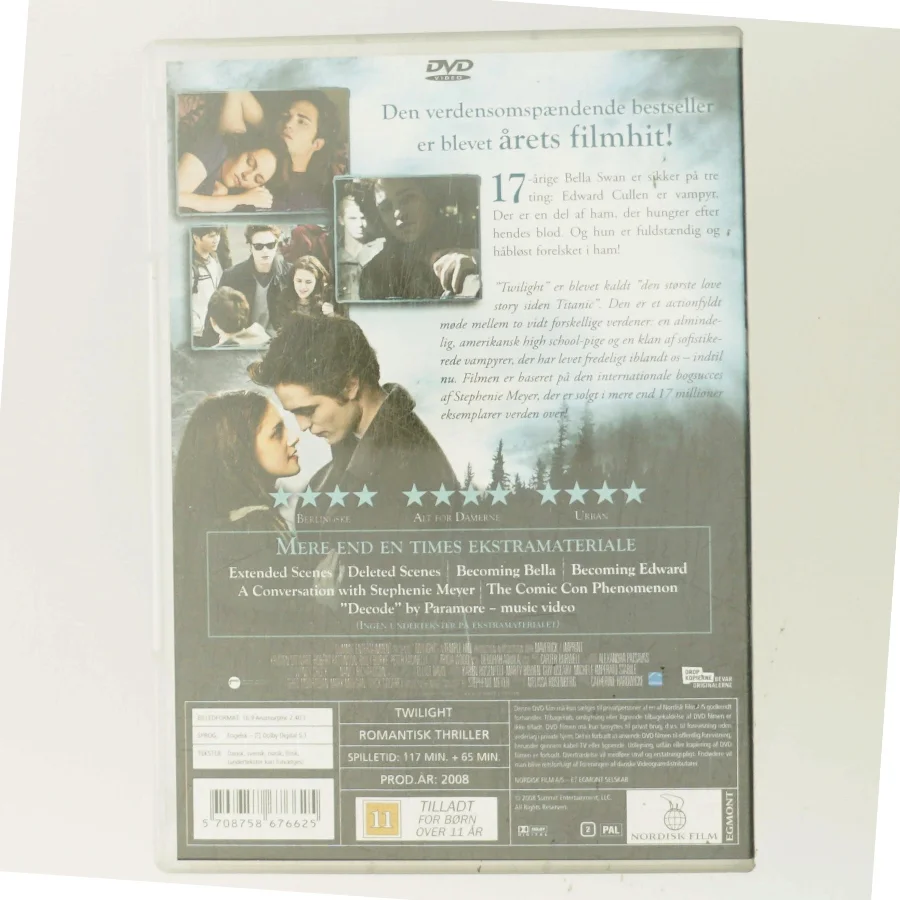 TWILIGHT med Ikke tilgængelig (DVD)