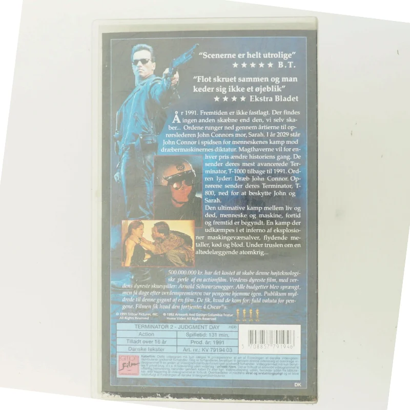 Terminator 2: Dommedag med Schwarzenegger (DVD)