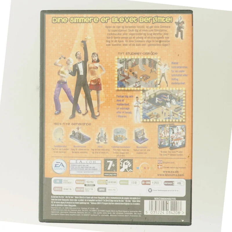 The Sims Superstar Expansion Pack med Christina Aguilera (DVD)