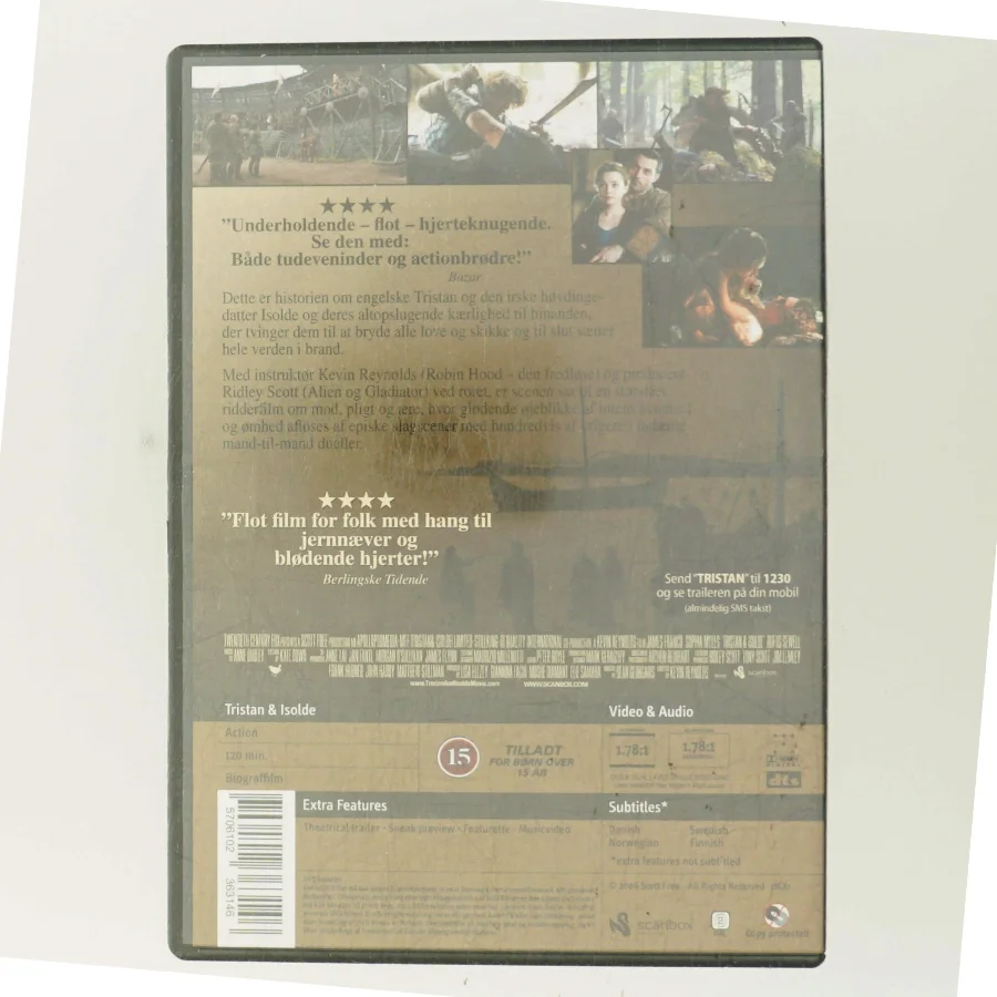 Tristan med James Franco (DVD)