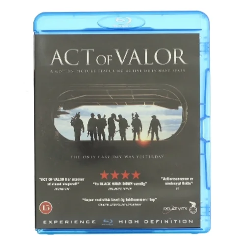Act of Valor med Rigtige Navy SEAL-soldater (DVD)