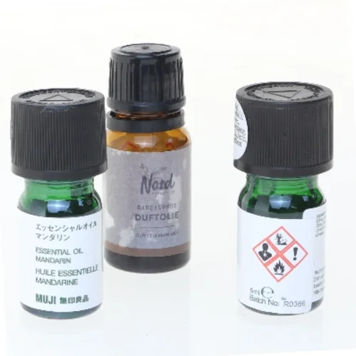 Æteriske olier og duftolie sæt (str. 5,5 cm)