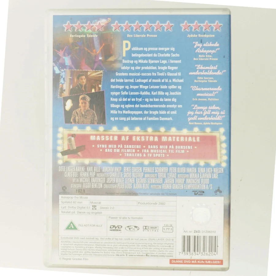 Askepop the Movie med Sofie Lassen-Kahlke (DVD)