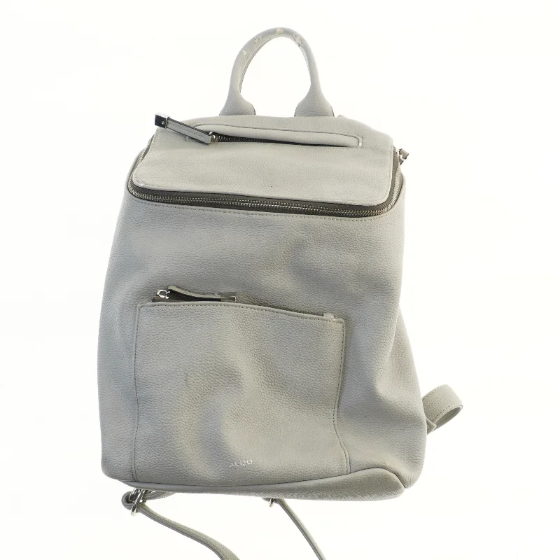 Grå rygsæk (str. 39x31 cm)