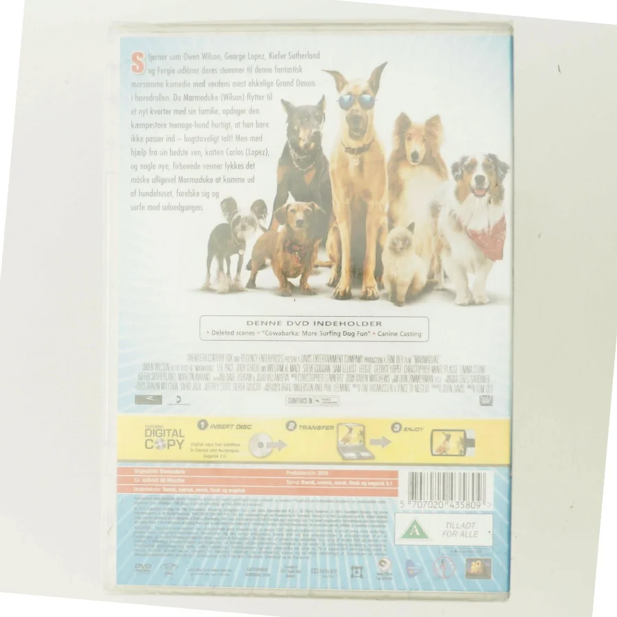 Marmaduke med Owen Wilson (DVD)