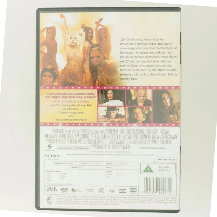 Burlesque med Cher (DVD)