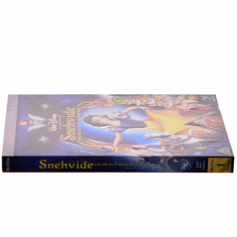 Snehvide fra Walt Disney med Film indeholder karakterer som Snehvide, de syv dværge og Dronningen (DVD)