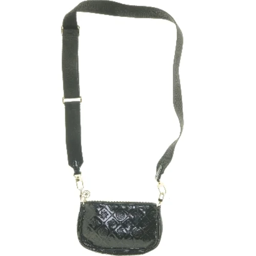 Sort taske med rem (str. 21x13,5 cm)