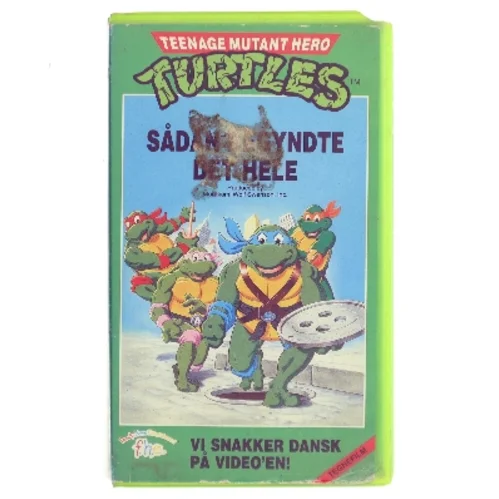 Teenage Mutant Hero Turtles: Sådan Begyndte Det Hele (DVD)
