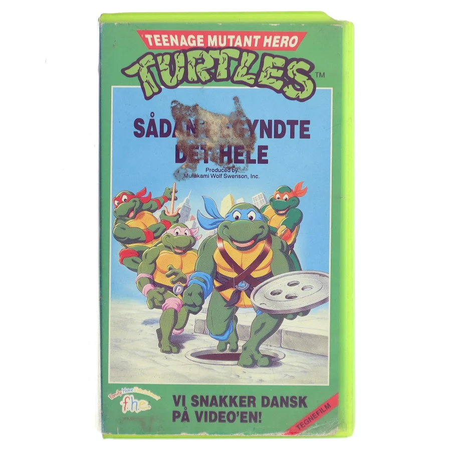 Teenage Mutant Hero Turtles: Sådan Begyndte Det Hele (DVD)