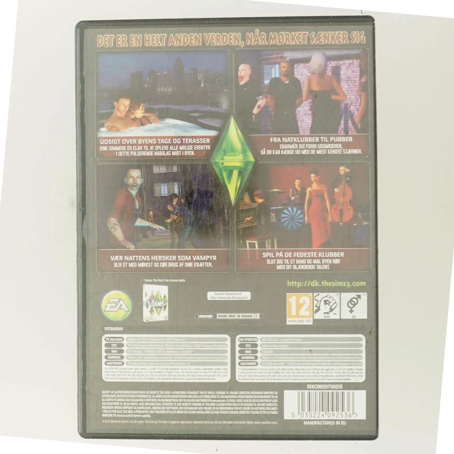 The Sims 3: Aftenunderholdning (DVD)