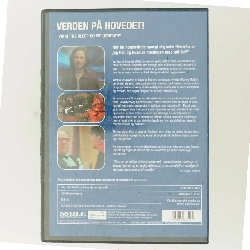 Verden på hovedet! "What the Bleep Do We (K)now?!" (DVD)
