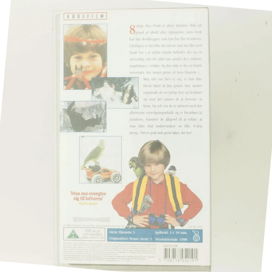 Alene Hjemme 3 med Skuespillere er sløret (DVD)