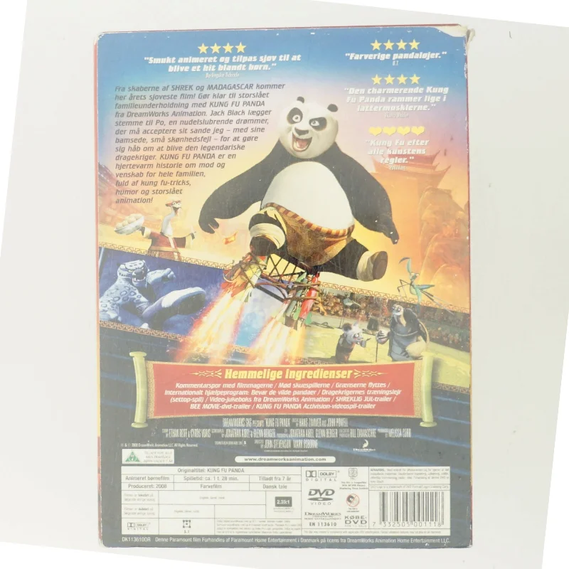 KUNG FU PANDA med Jack Black (DVD)