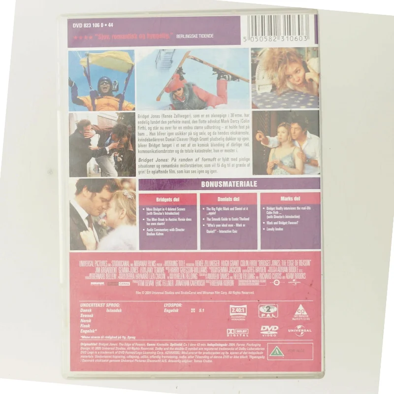 Bridget Jones - På randen af fornuft (DVD) med Renée Zellweger (DVD)