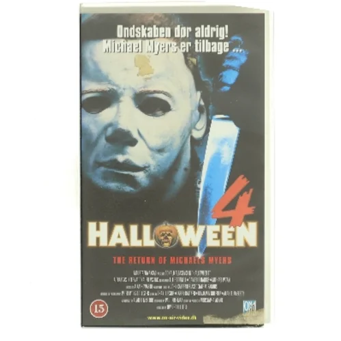 Halloween 4: The Return of Michael Myers med Donald Pleasence (DVD)