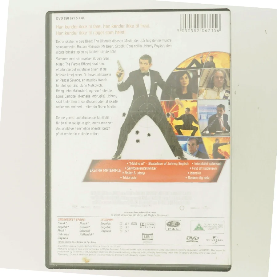 Johnny English med Rowan Atkinson (DVD)