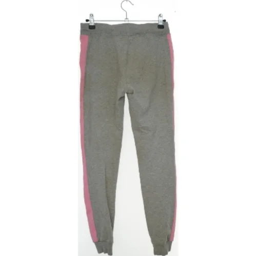 Grå sweatpants med pink striber fra C&A (str. 152)