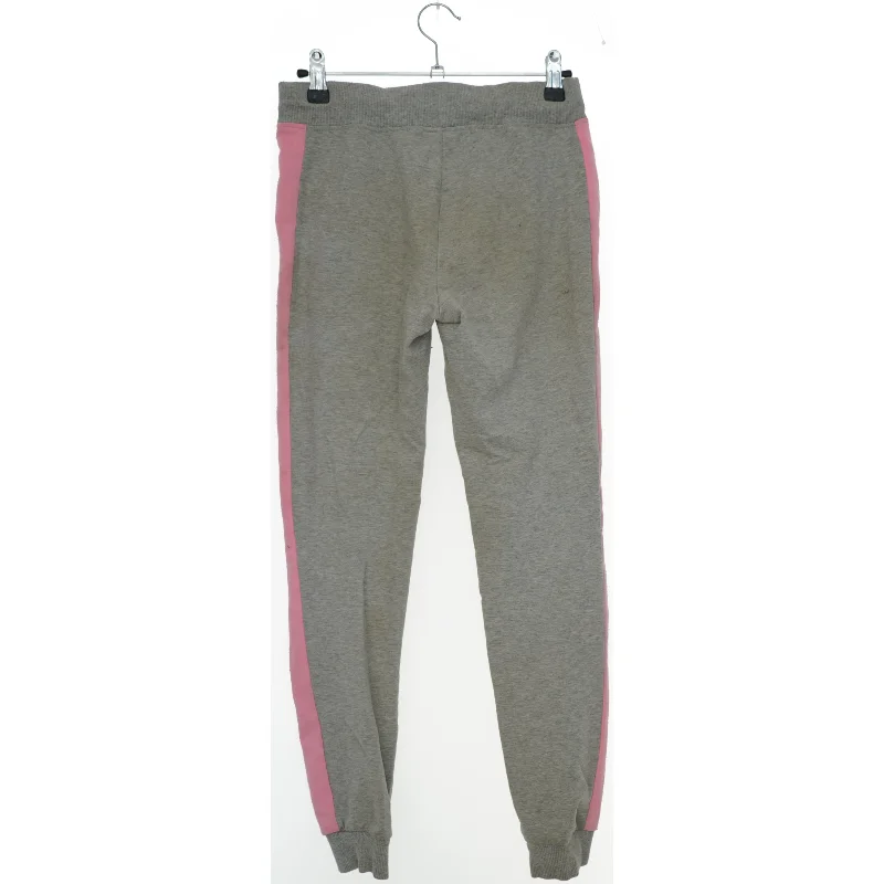 Grå sweatpants med pink striber fra C&A (str. 152)