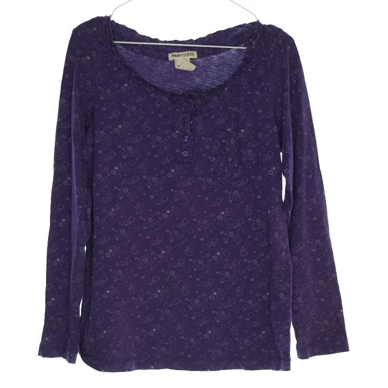 Langærmet bluse fra H&M (str. 11 til 12 år)