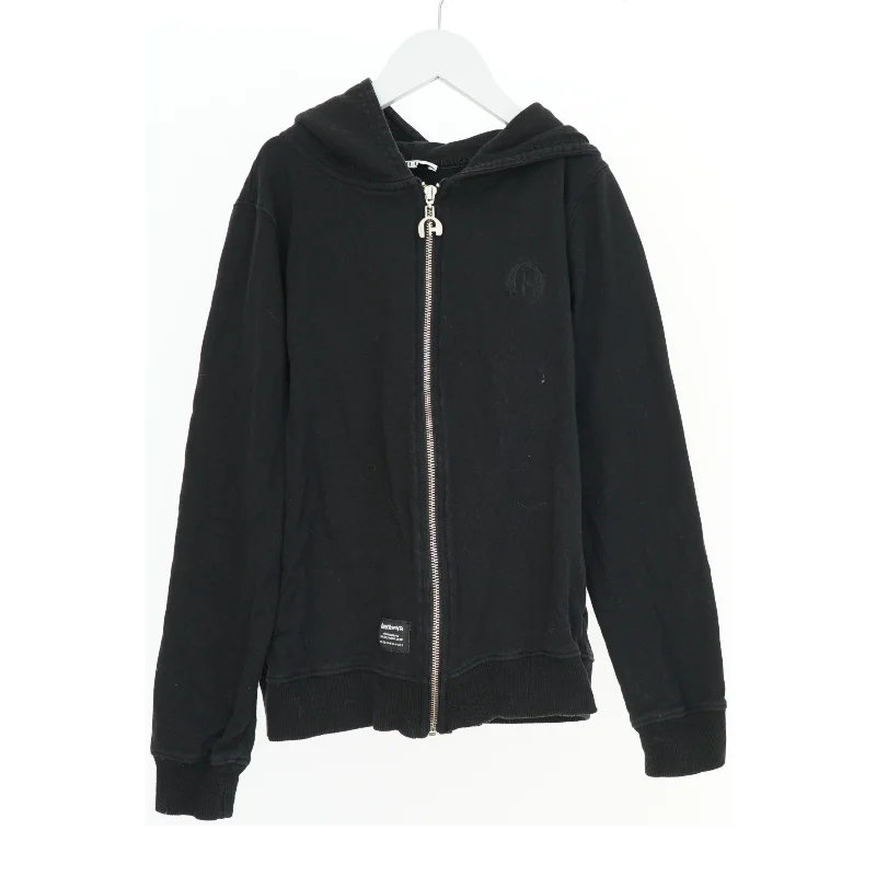Sort hættetrøje med lynlås fra Cost bart (str. M)