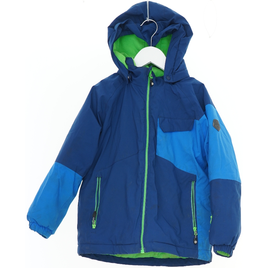 Børne vinterjakke med hætte fra Color Kids (str. 116)