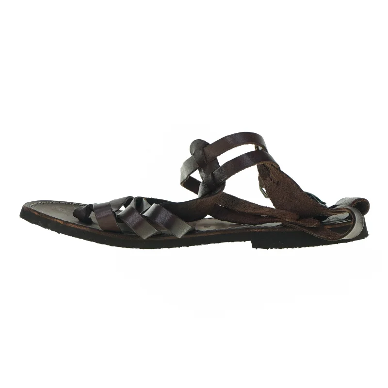 Flotte damesandaler i læder (str. 43)