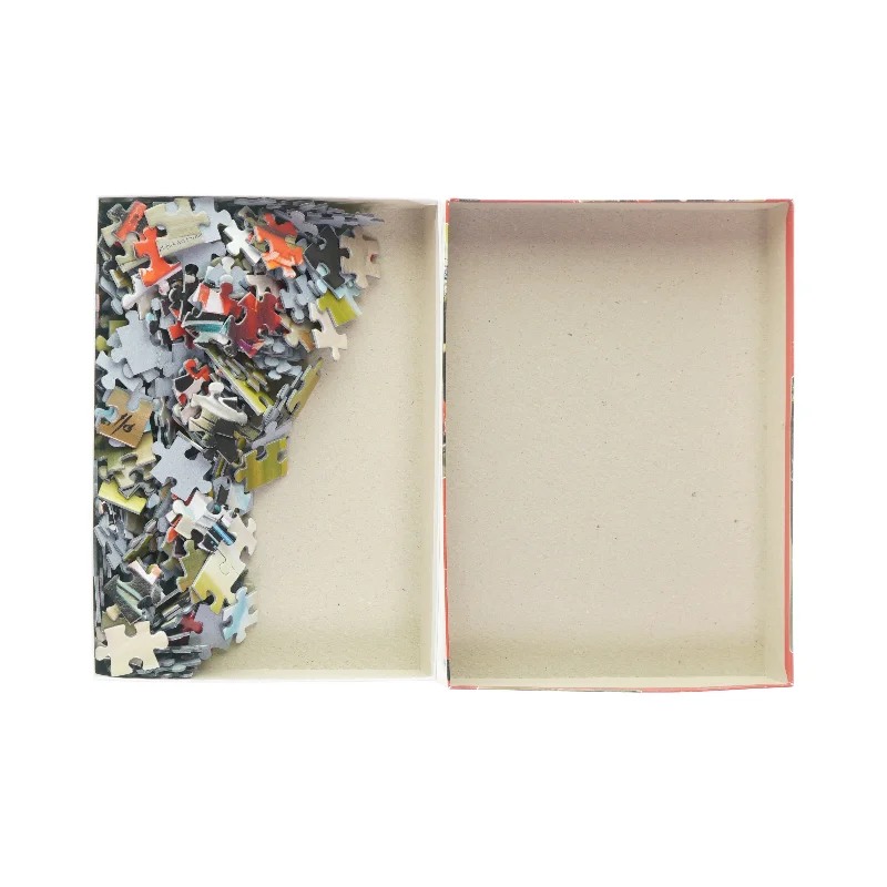 Puslespil med racerbil