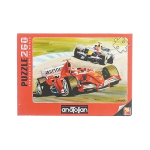 Puslespil med racerbil