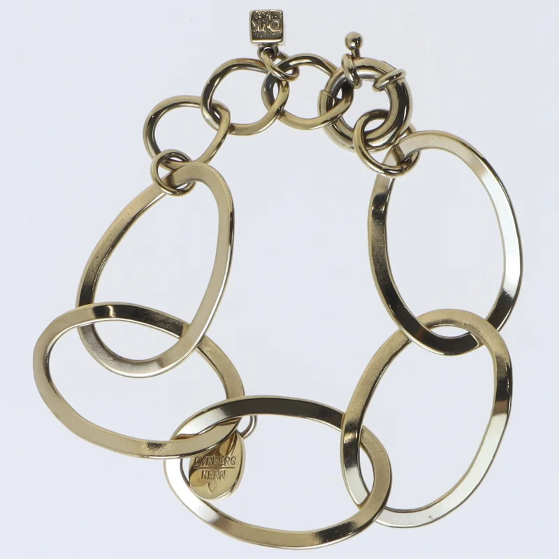 Armbånd i guldfinish fra Dyrberg Kern (str. 23 cm)