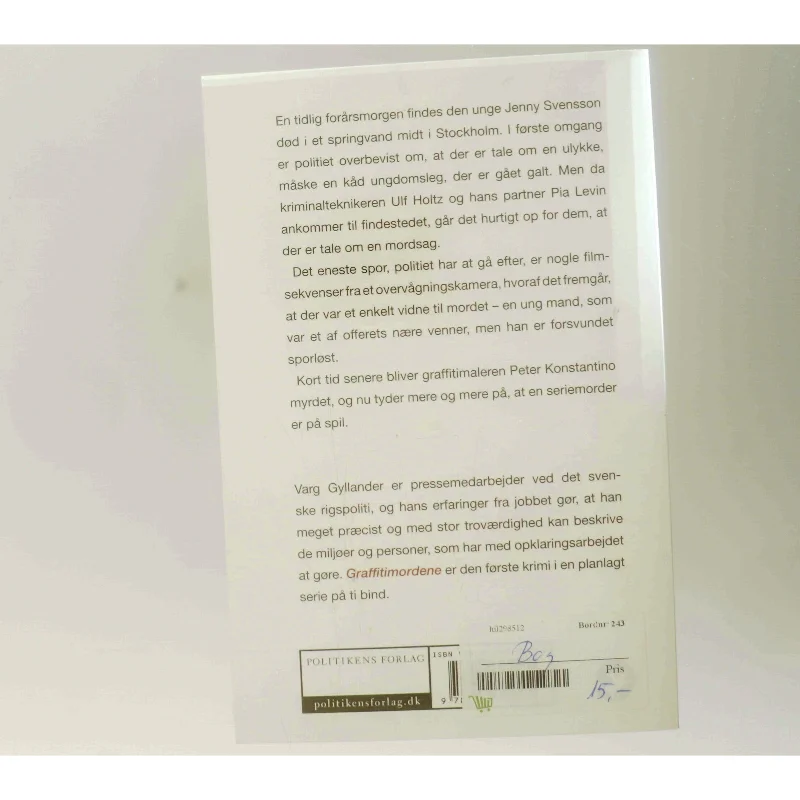 Graffitimorderne af Varg Gyllander (Bog)