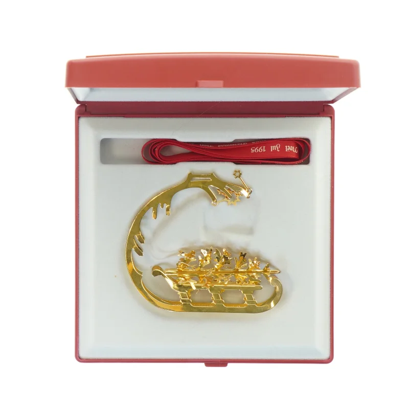 Georg Jensen juleuro 1995 fra Georg Jensen (str. 10x9 cm)