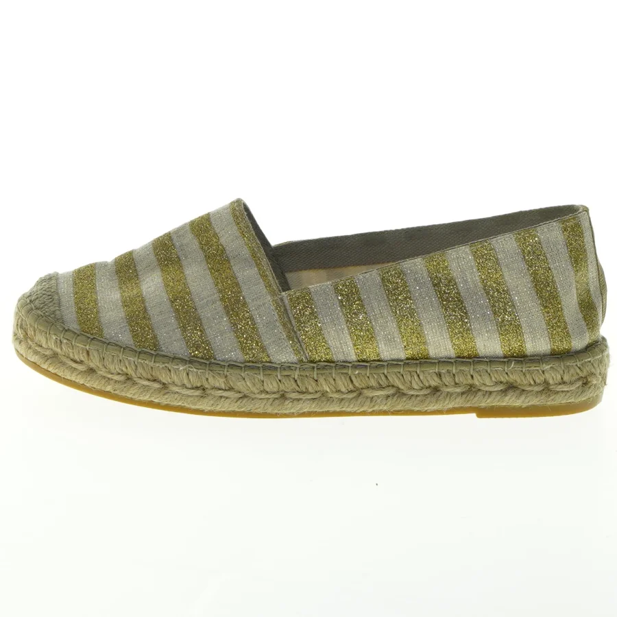 Espadrillos i guld og hvid fra Nome (str. 38)