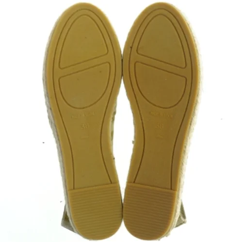 Espadrillos i guld og hvid fra Nome (str. 38)