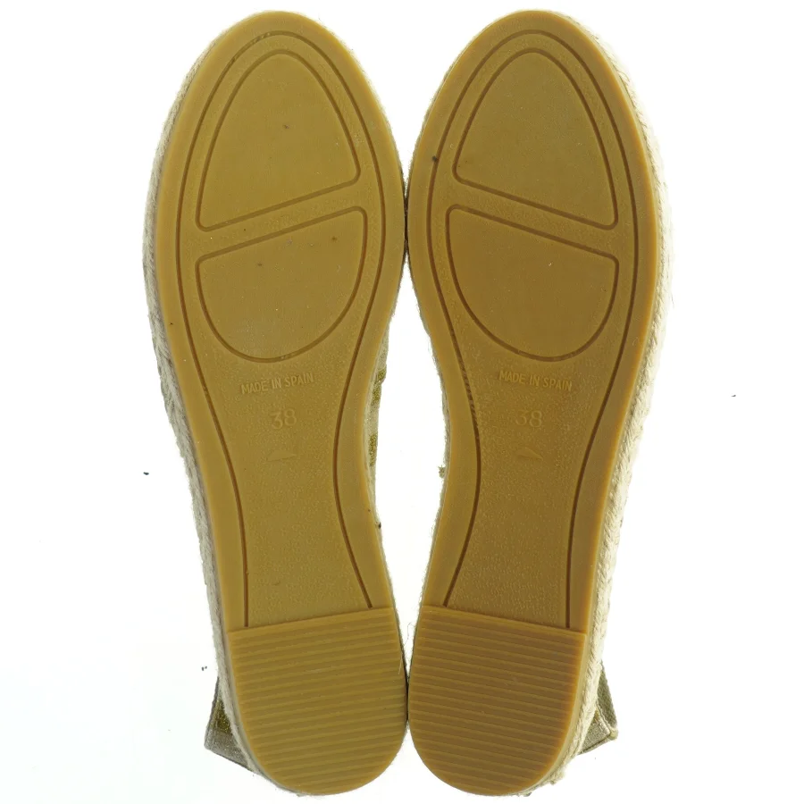 Espadrillos i guld og hvid fra Nome (str. 38)