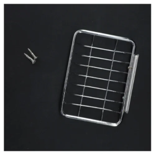 Væghængt trådkurv med skruer (str. 13x10 cm)