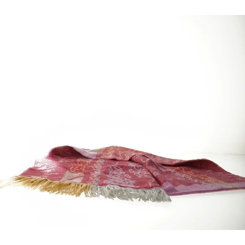 Tørklæde med mønster (str. 60x194 cm)