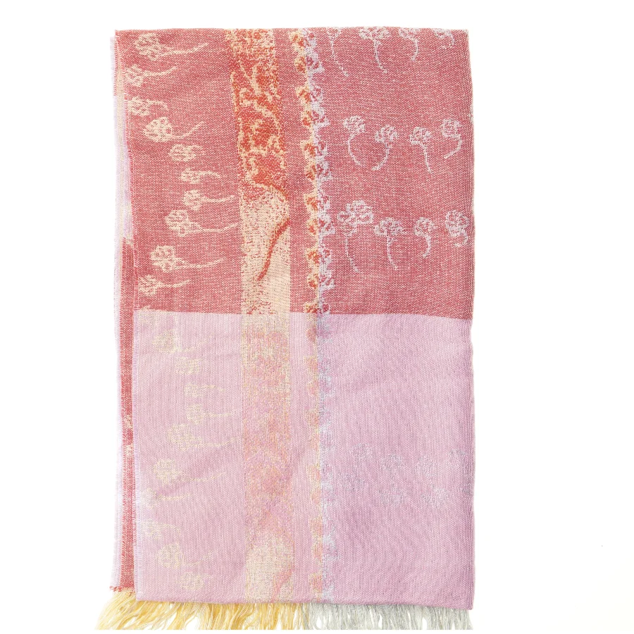 Tørklæde med mønster (str. 60x194 cm)