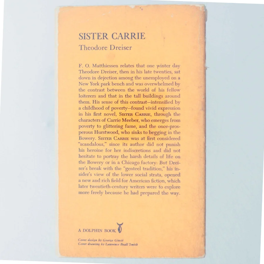 Sister Carrie af Theodore Dreiser