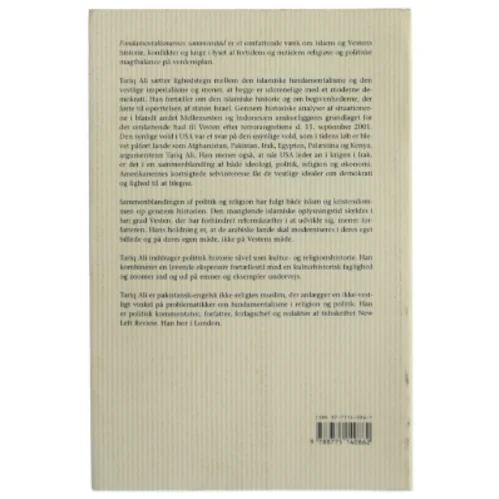 Fundamentalismernes sammenstød : korstog, jihad og modernitet af Tariq Ali (Bog)