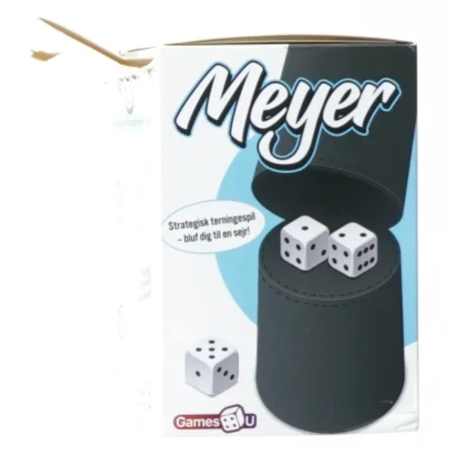 Meyer terningespil fra Games U (str. 13 x 8 cm)