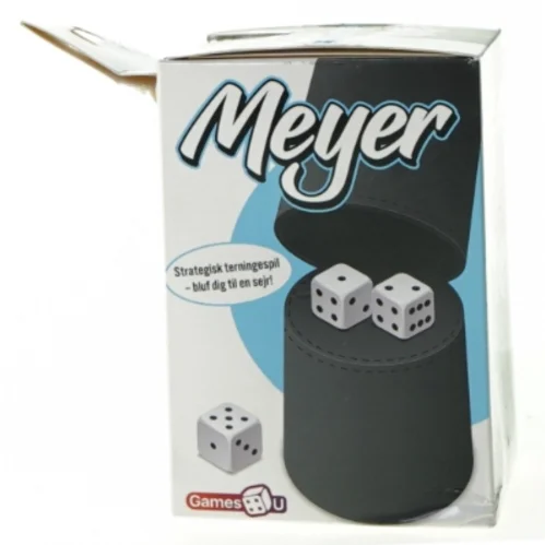 Meyer terningespil fra Games U (str. 13 x 8 cm)