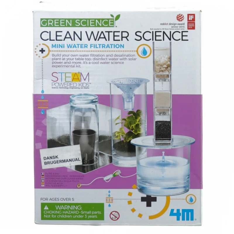 Clean water science fra Steam Power (str. 21 x i 17 x 6 cm)