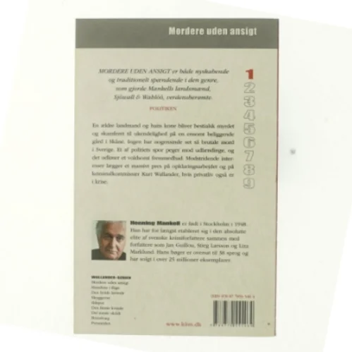 Mordere uden ansigt af Henning Mankell (Bog)